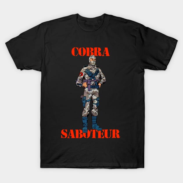 Cobra Saboteur T-Shirt by zombill